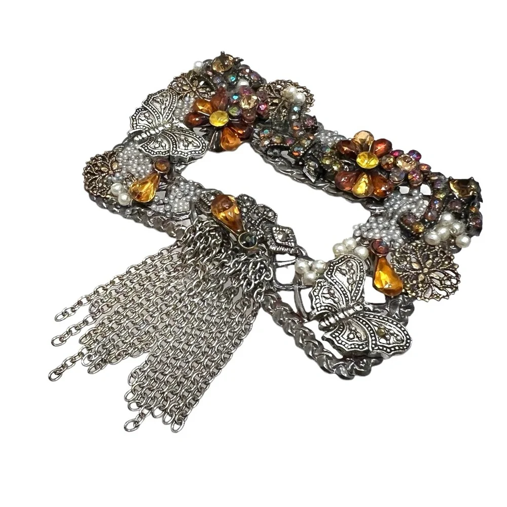 Vintage silver tone